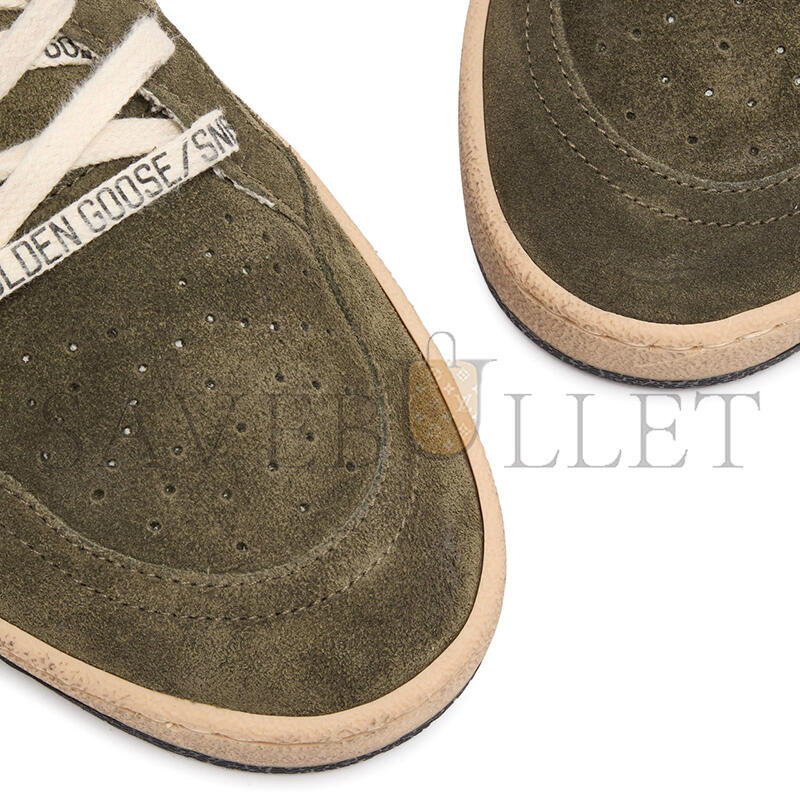 GOLDEN GOOSE BALL STAR DISTRESSED SUEDE SNEAKERS GWF00117